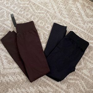 Set of 2 plus size leggings